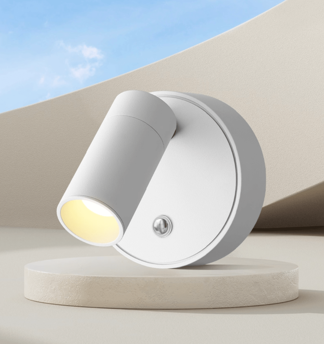 Dorv Pivot Rechargeable Acrylic Wall Light-Neutral Decor