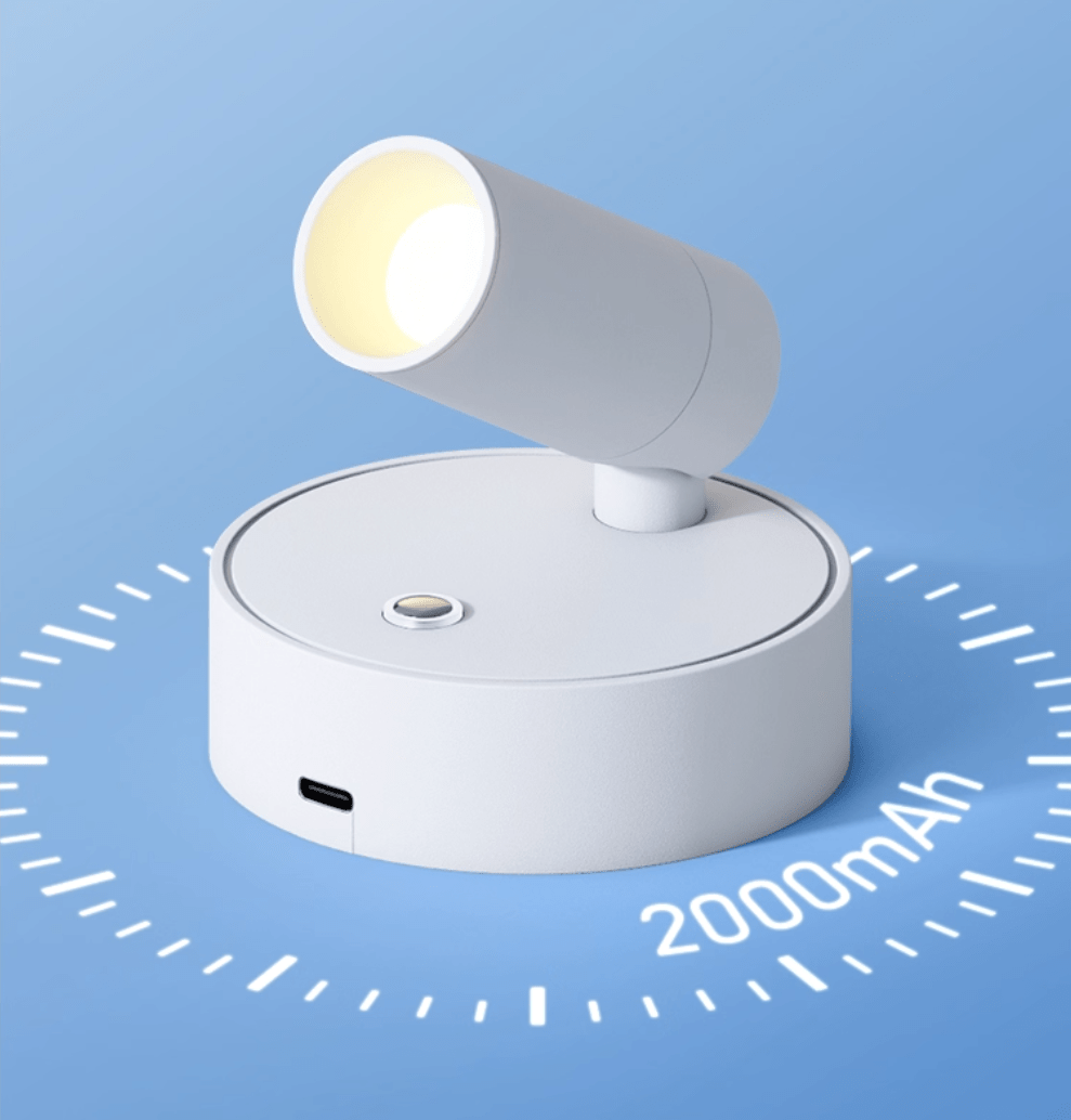 Dorv Pivot Rechargeable Acrylic Wall Light-Neutral Decor