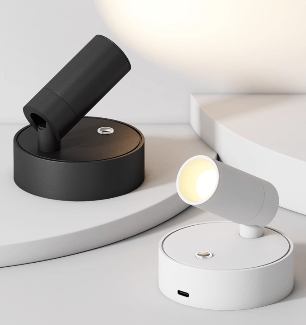 Dorv Pivot Rechargeable Acrylic Wall Light-Neutral Decor