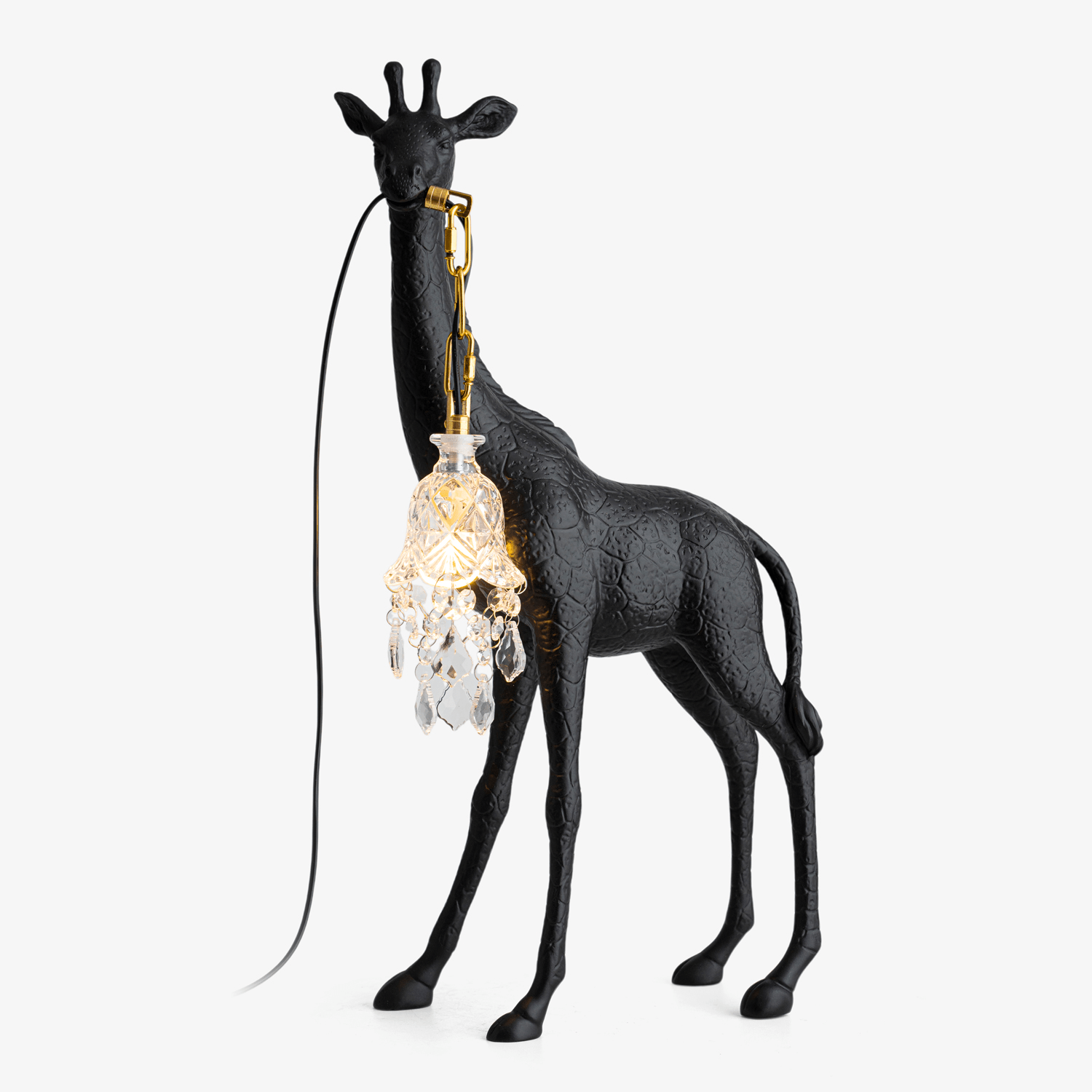 Fexl Luxurious Giraffe Royale Sculpture Floor Lamp-Neutral Decor