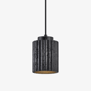 Hirb Ridge Black Travertine Pendant Light-Neutral Decor