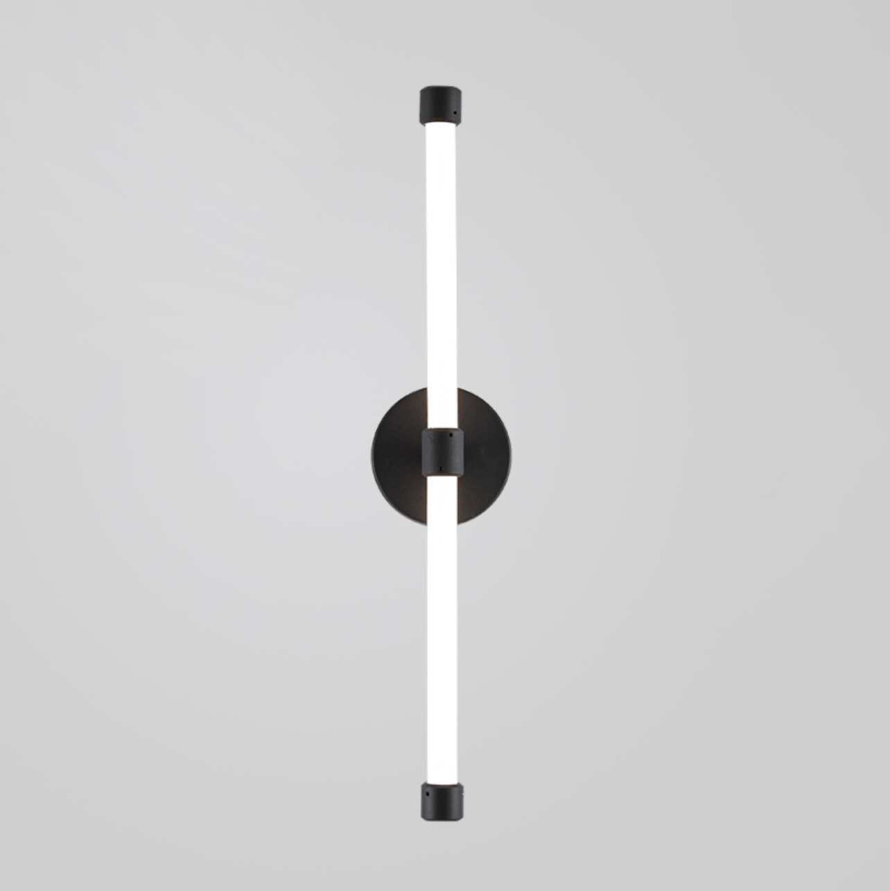Voske Vertical Tube Minimalist Brass Wall Lamp-Neutral Decor