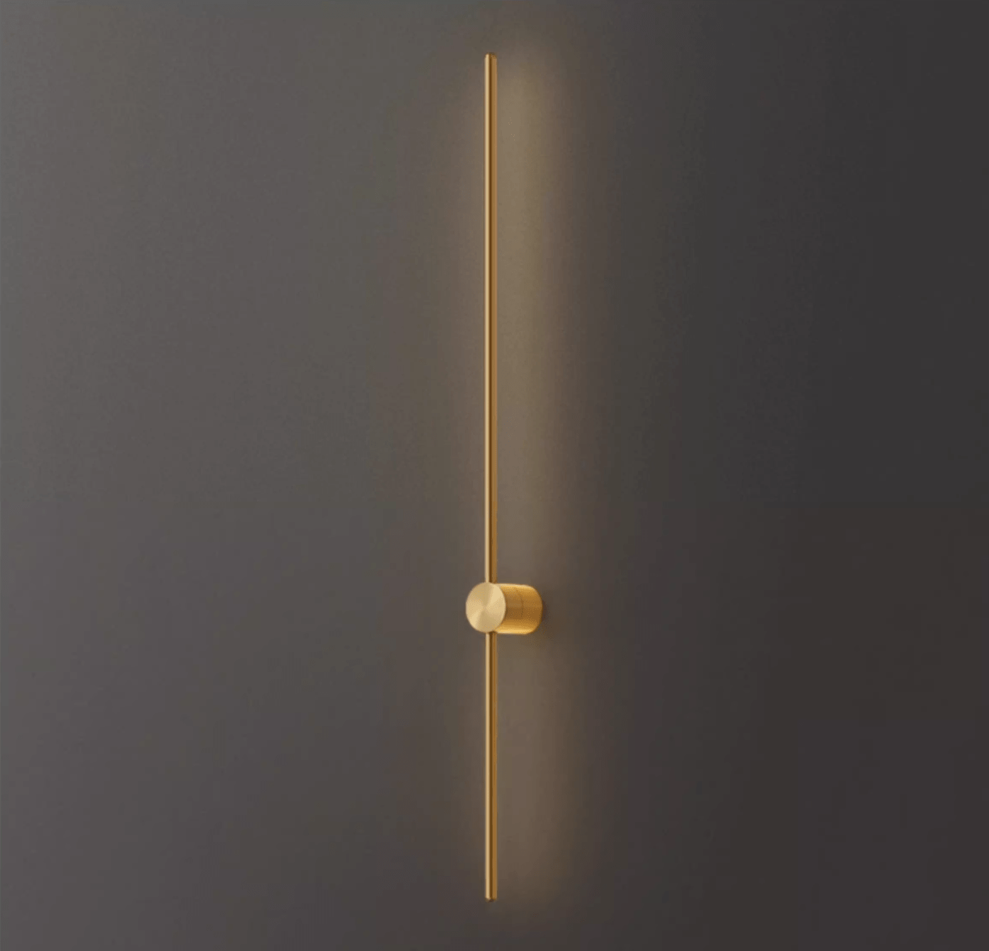 Nestx Brass Rod Minimalism Wall Lamp-Neutral Decor