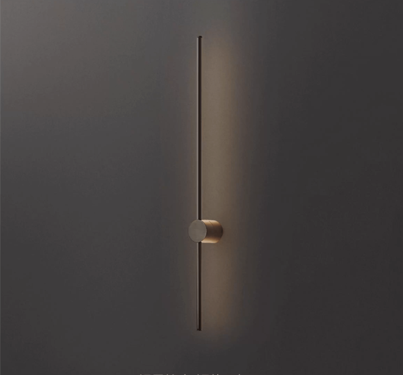Nestx Brass Rod Minimalism Wall Lamp-Neutral Decor