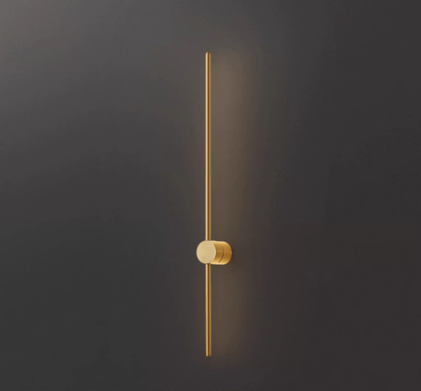 Nestx Brass Rod Minimalism Wall Lamp-Neutral Decor