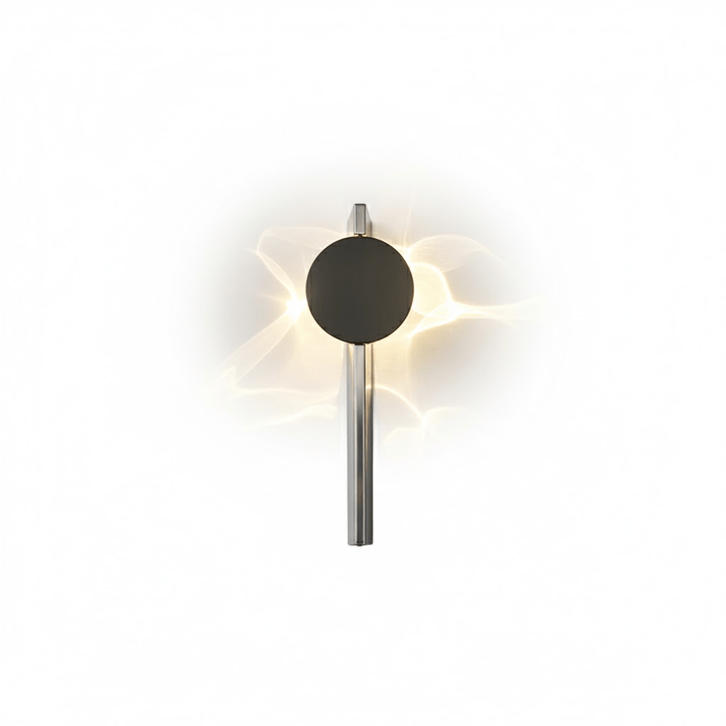 Pethr Wave Minimalist Steel Wall Lamp-Neutral Decor