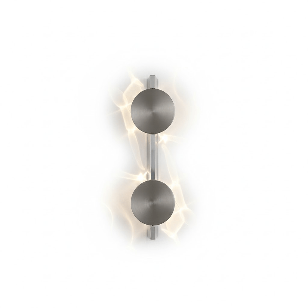 Pethr Wave Minimalist Steel Wall Lamp-Neutral Decor