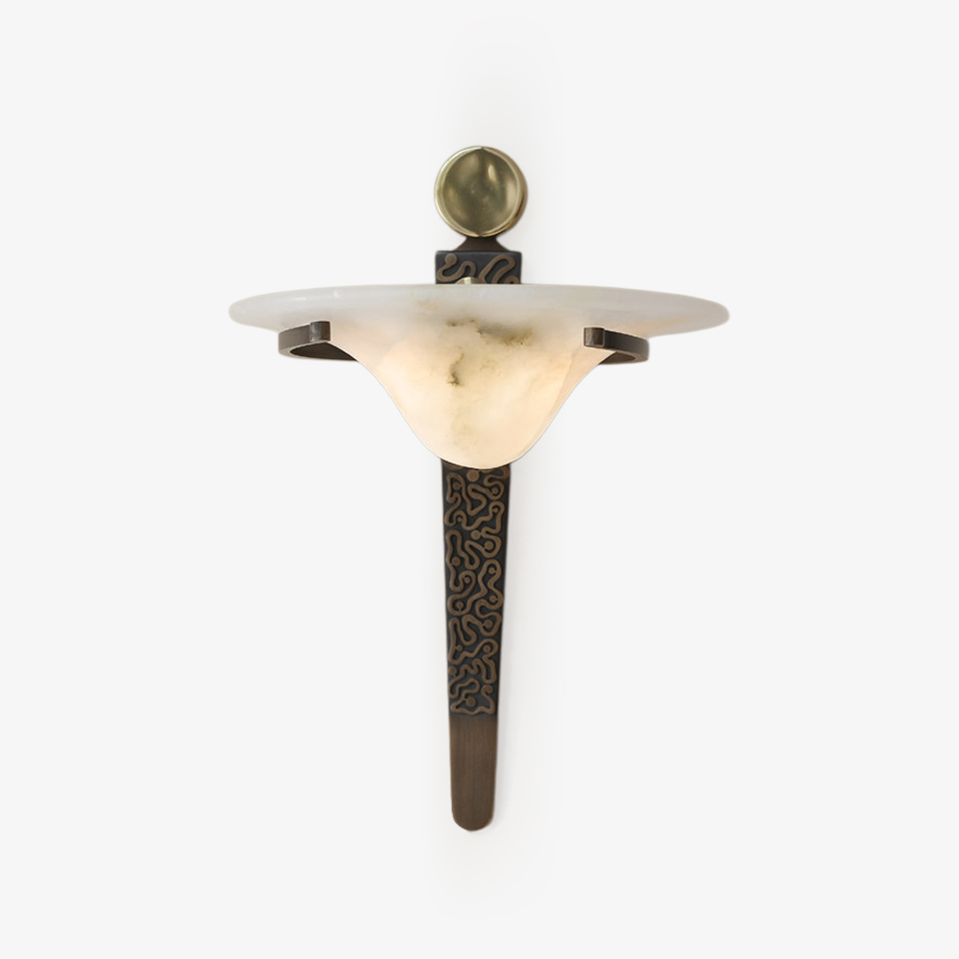 Wyspa Crest Wall Sconce-Neutral Decor