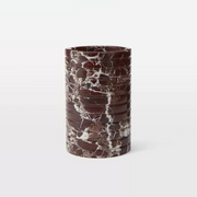 Hemzi Rosso Levanto Marble Vessel Sculptural Natural Stone High-end Decor-Neutral Decor