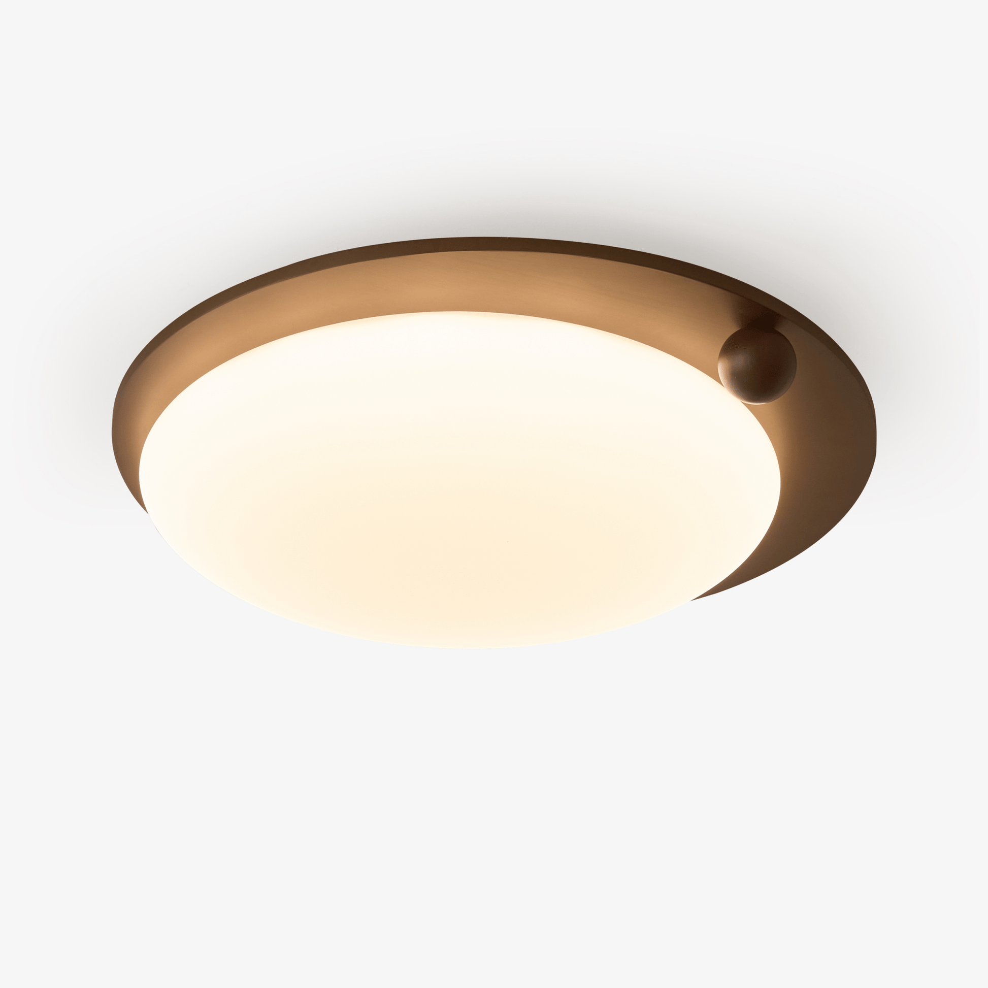 Wood Accent Ceiling Light-Neutral Decor