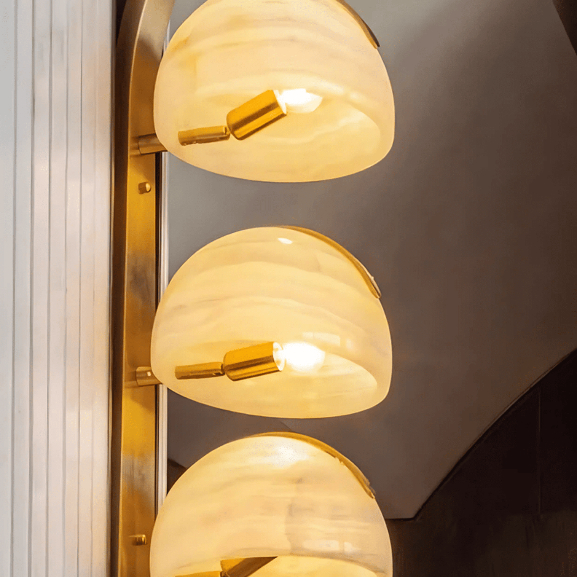 Orvyn Alabaster Wall Lamp-Neutral Decor