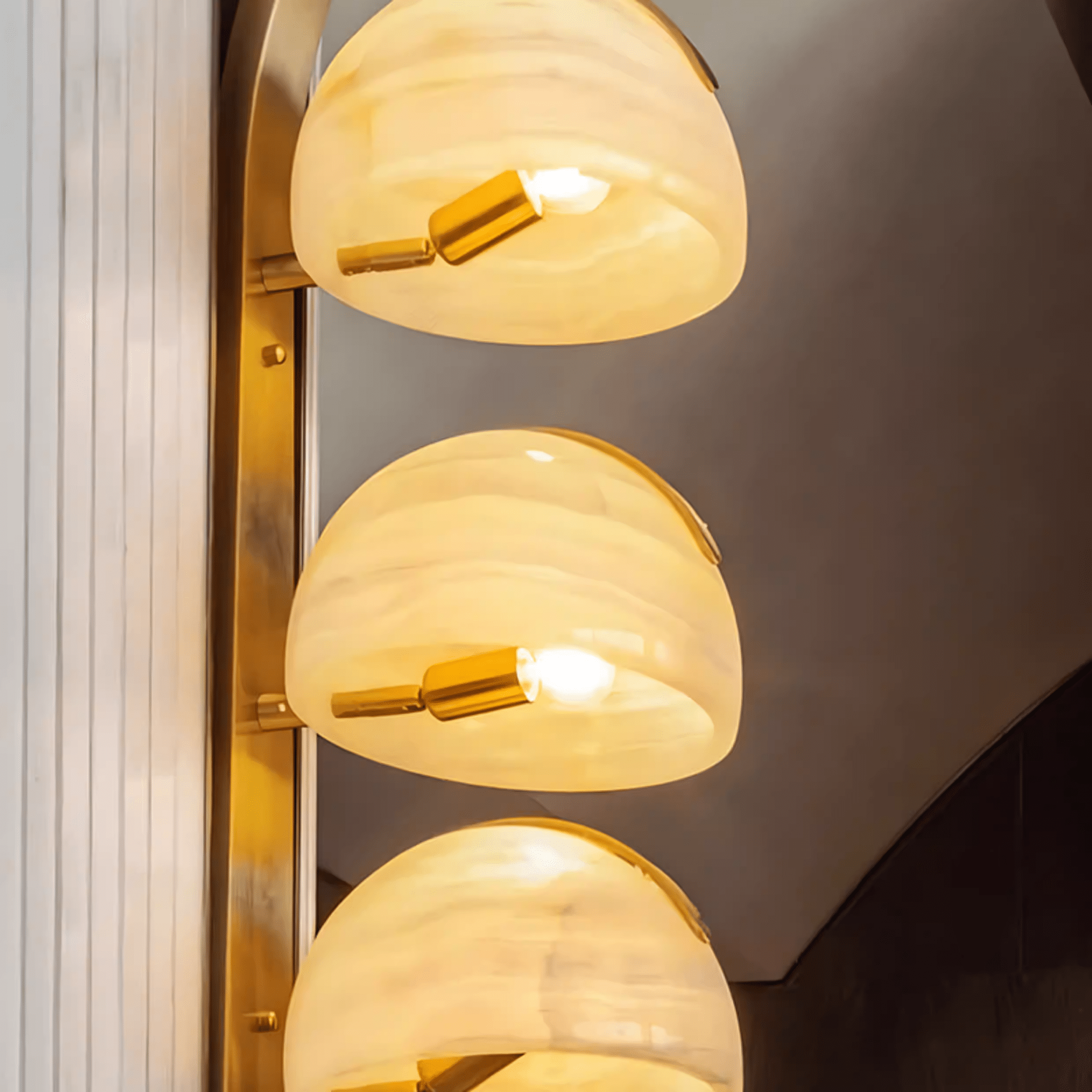 Orvyn Alabaster Wall Lamp-Neutral Decor