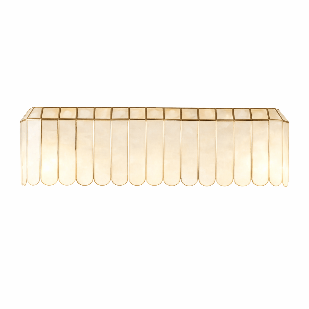 Aurelia Capiz Wall Lamp-Neutral Decor