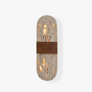 Solis Travertine Wall Light-Neutral Decor