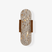 Elara Travertine Wall Light-Neutral Decor