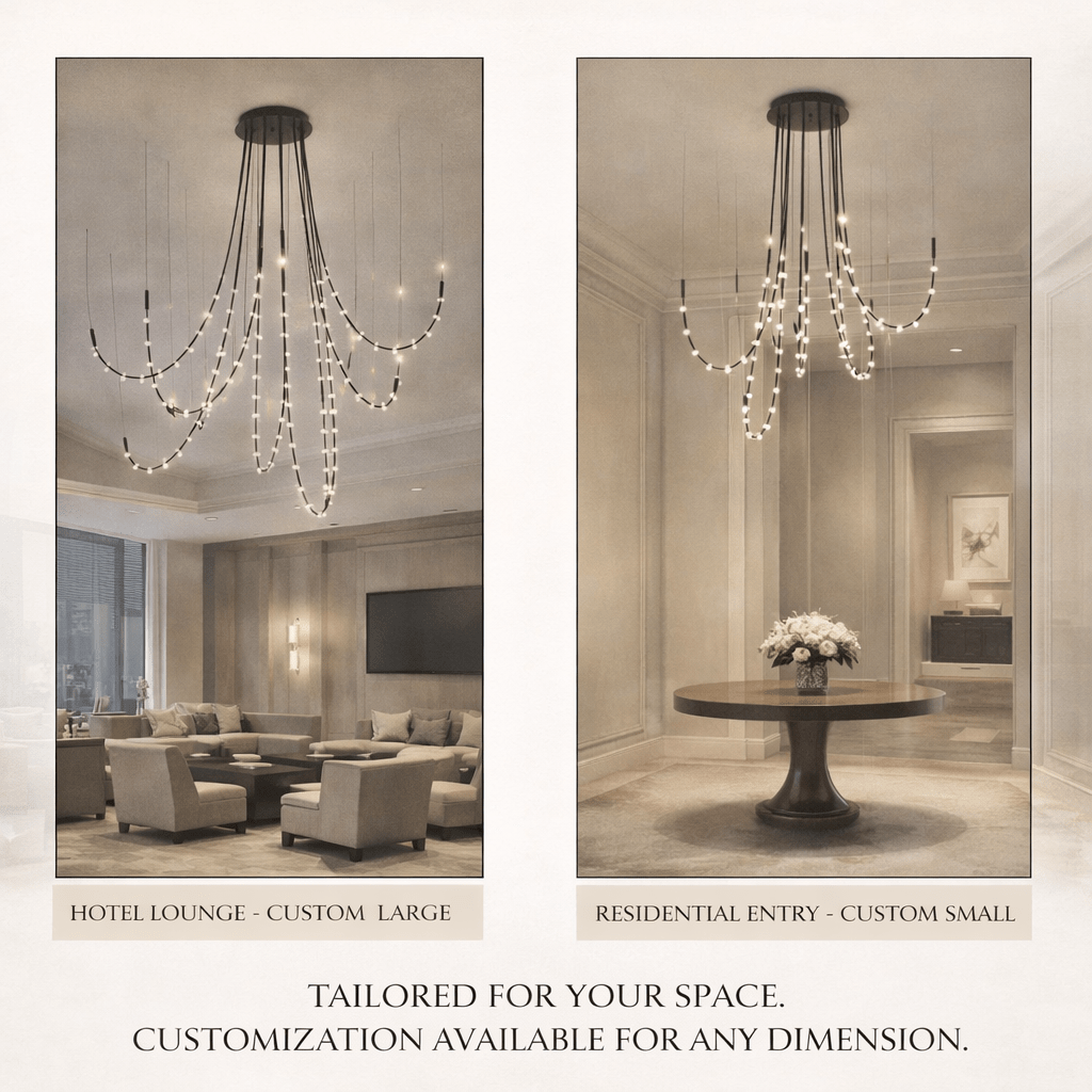 Multidot Chandelier-Neutral Decor