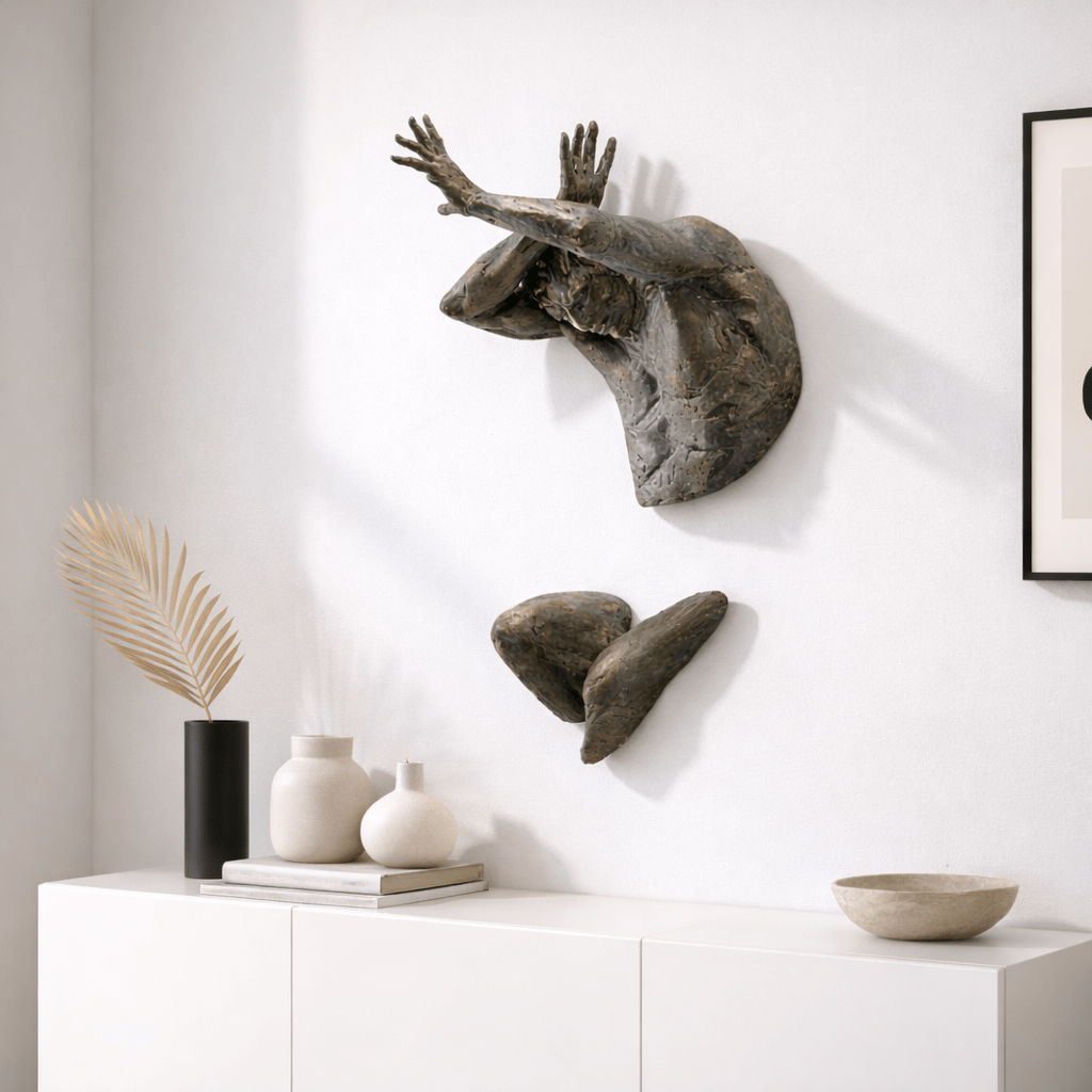 Dynamic Human Sculpture Collection-Neutral Decor