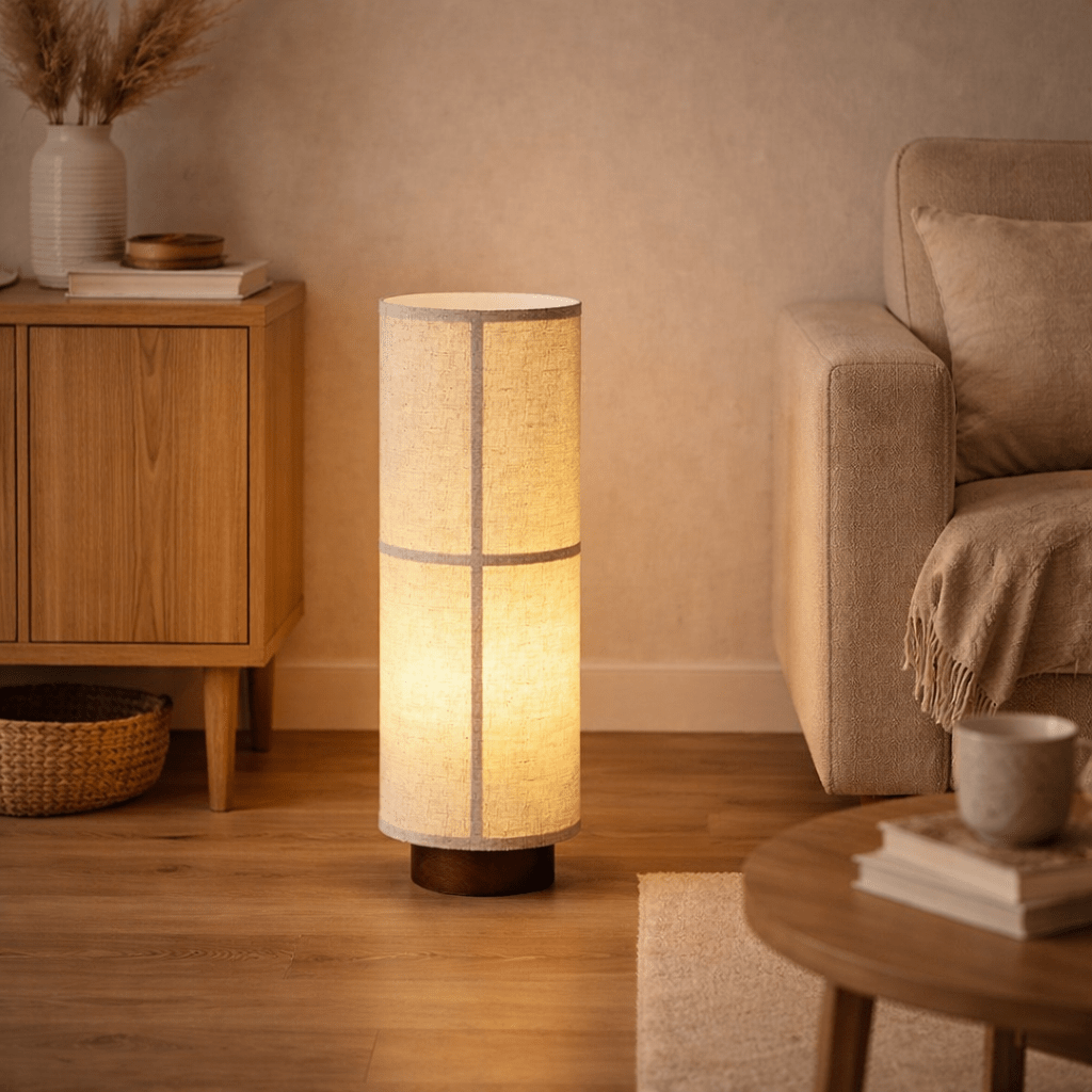 Kanso Glow Floor Lamp-Neutral Decor