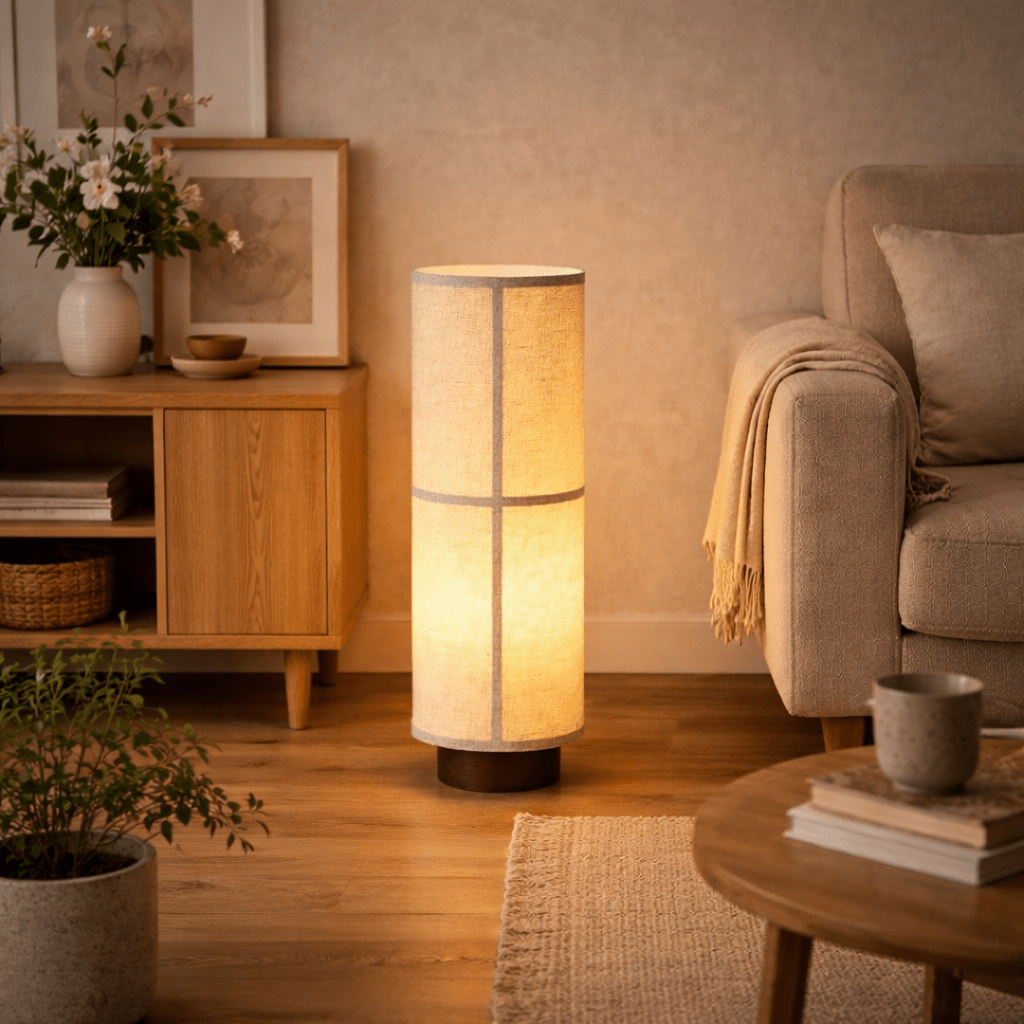 Kanso Glow Floor Lamp-Neutral Decor