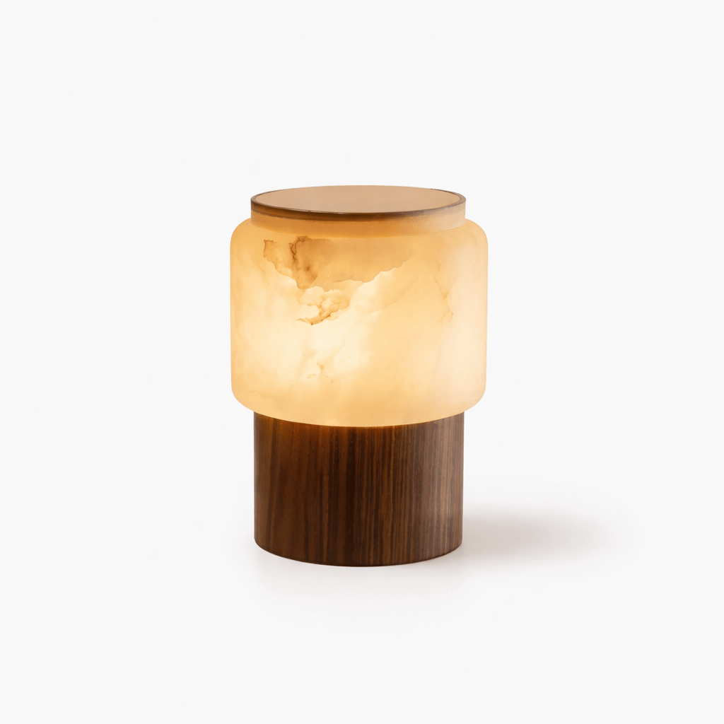 Luma Core Alabaster Table Lamp-Neutral Decor