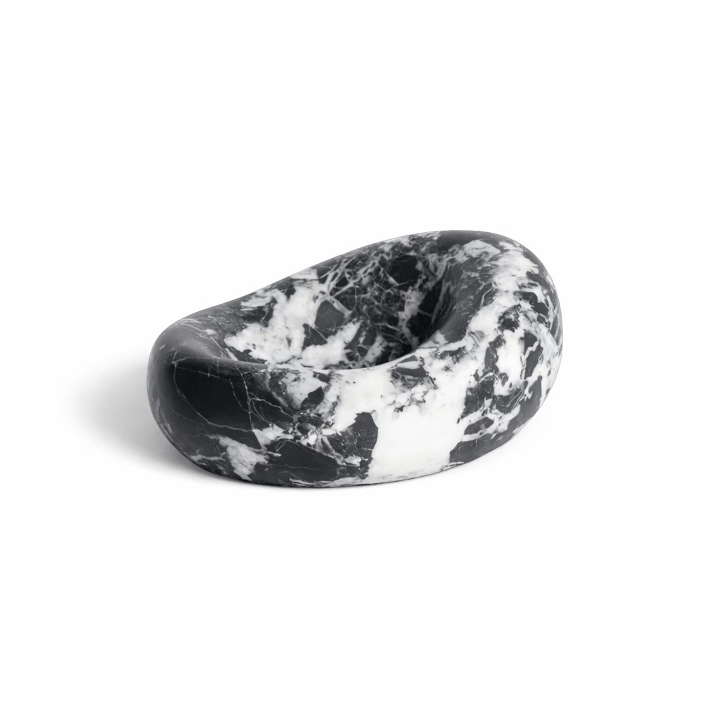 Drift Bowl Marble Tray-Neutral Decor