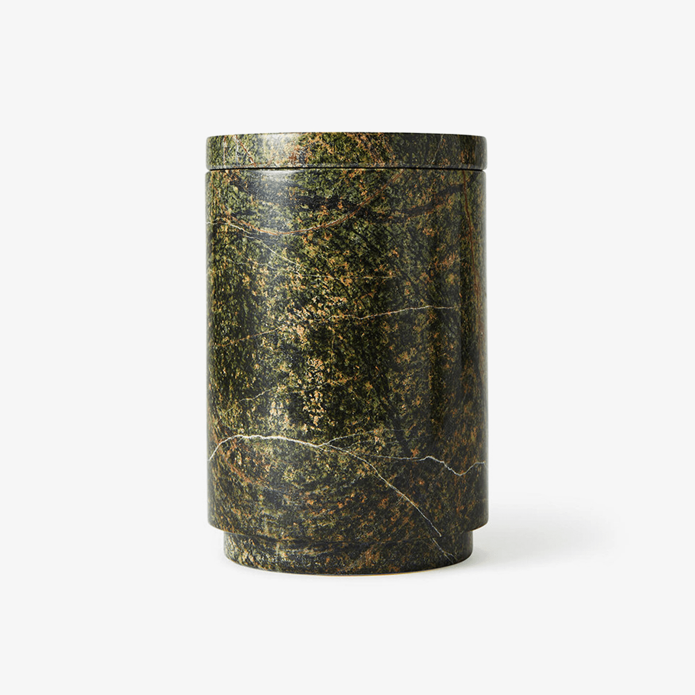 Verdant Stone Candle Holder-Neutral Decor