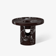 Arc Pillar Marble Candle Holder-Neutral Decor