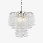 Ripple Column Chandelier-Neutral Decor