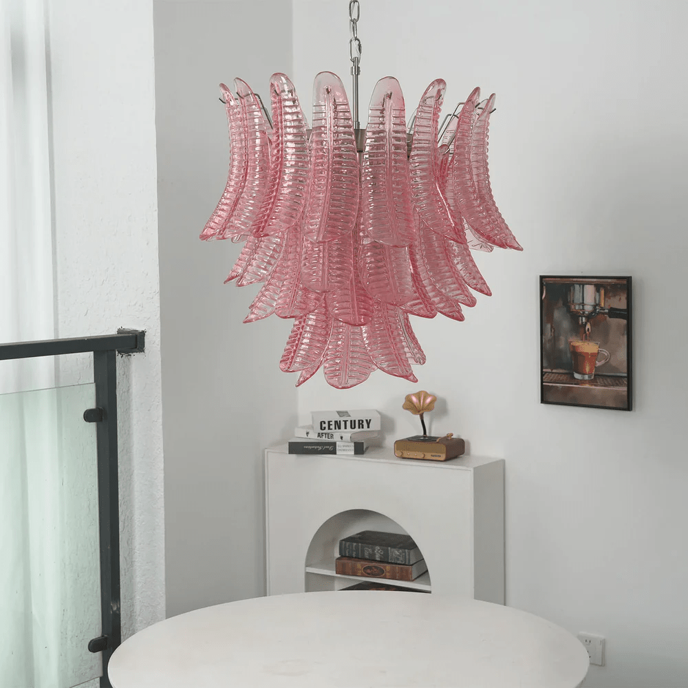 Petaline Prism Chandelier-Neutral Decor