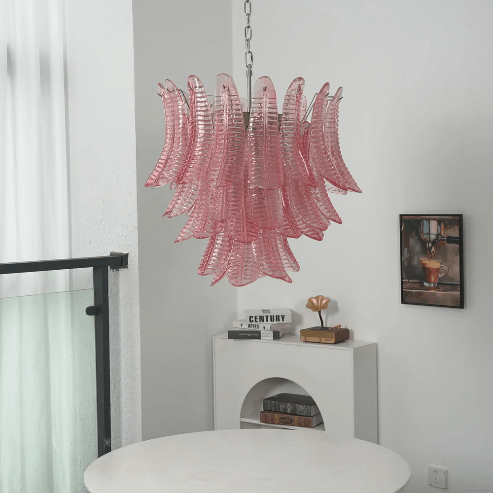 Petaline Prism Chandelier-Neutral Decor