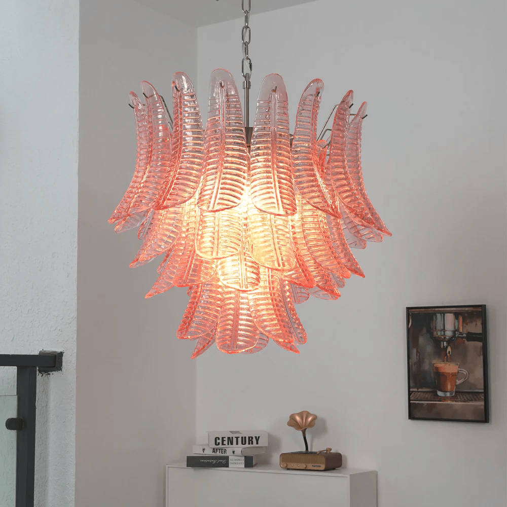 Petaline Prism Chandelier-Neutral Decor