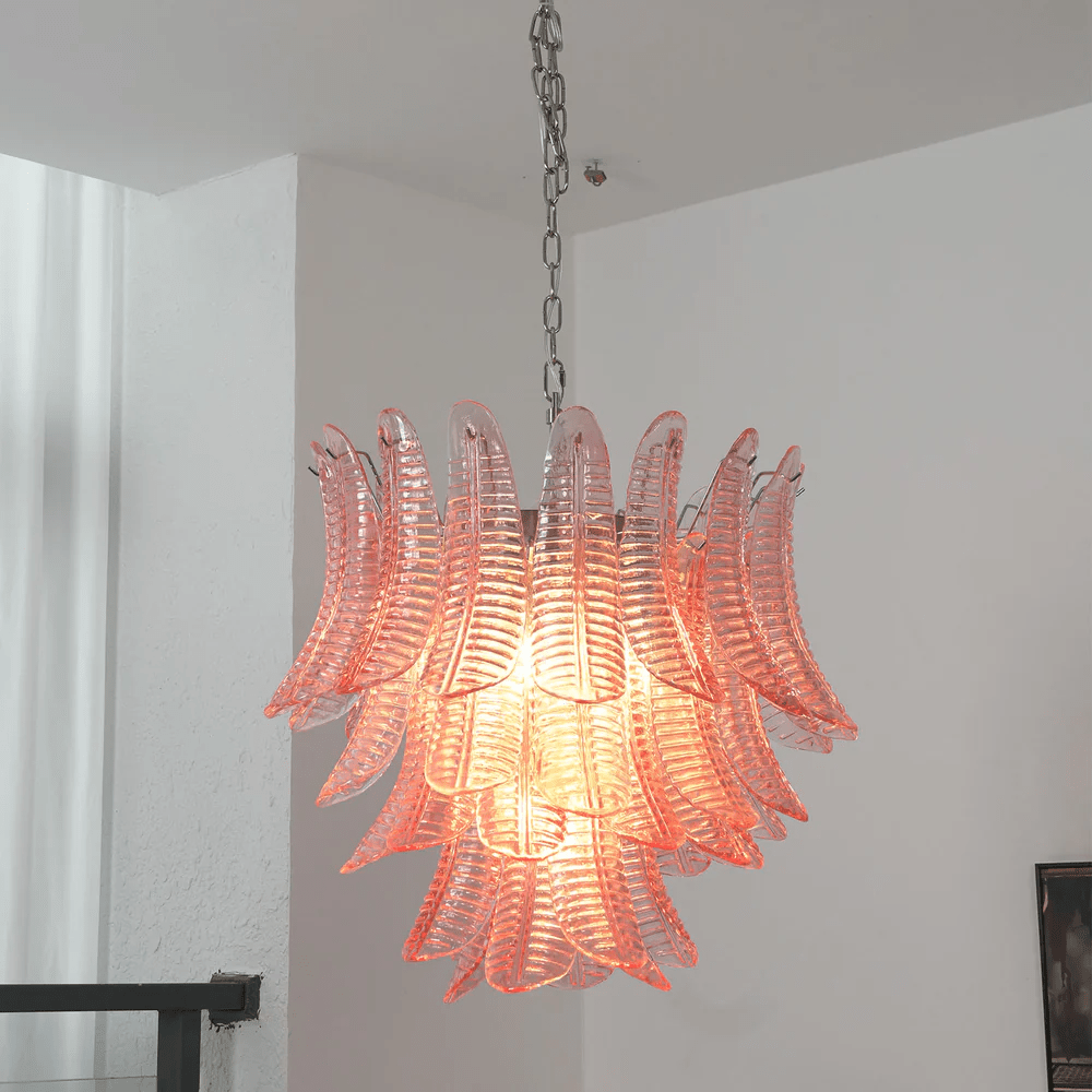 Petaline Prism Chandelier-Neutral Decor