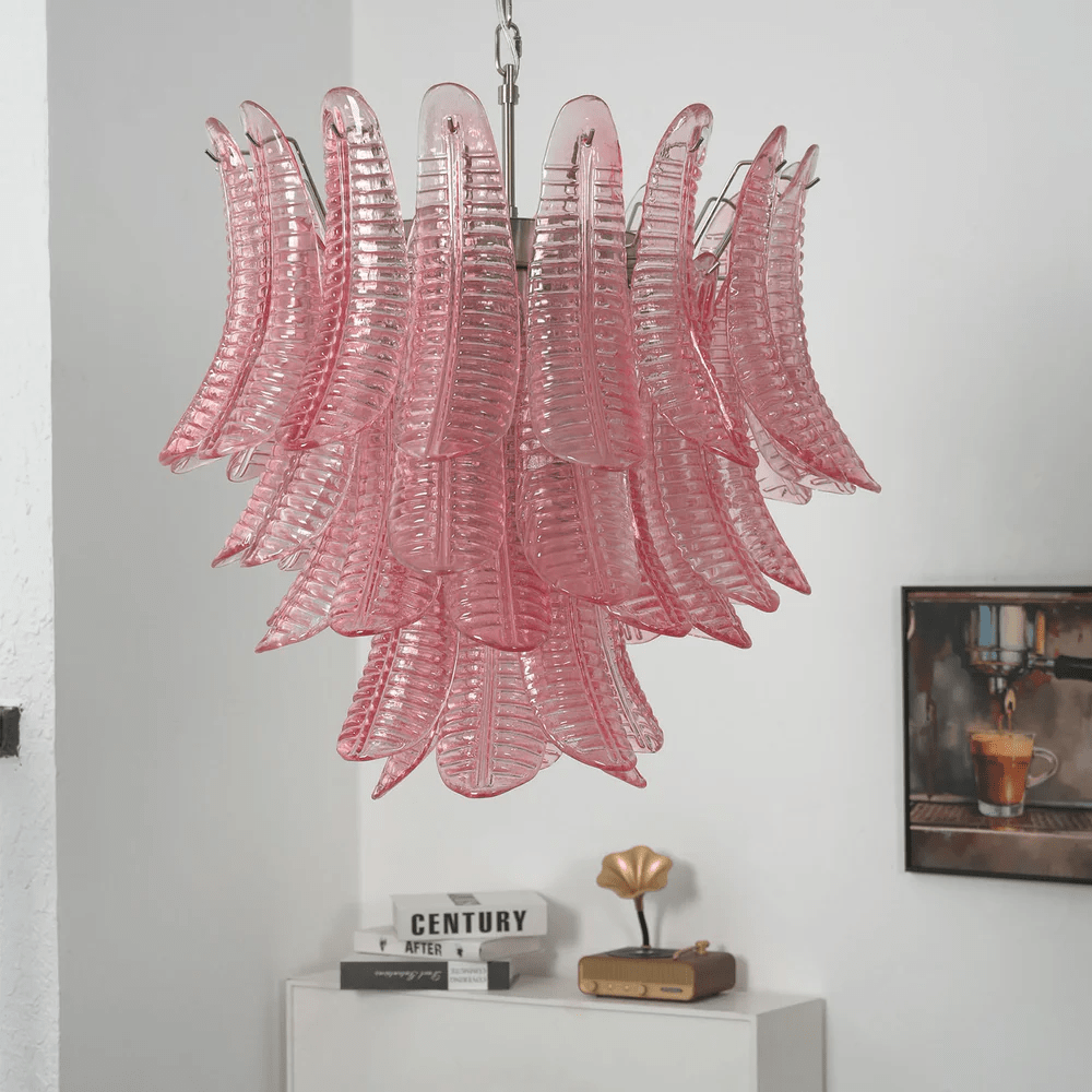 Petaline Prism Chandelier-Neutral Decor
