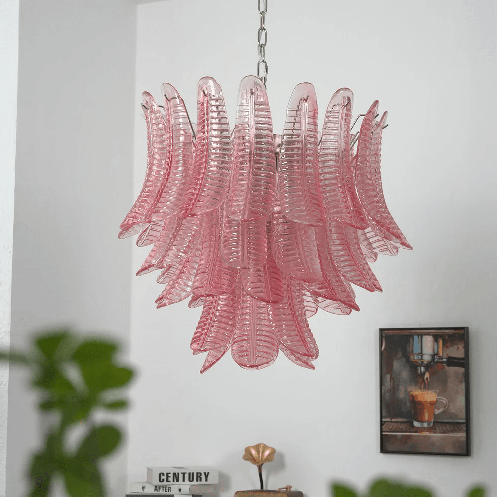 Petaline Prism Chandelier-Neutral Decor