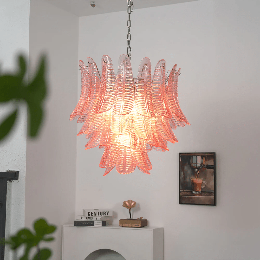 Petaline Prism Chandelier-Neutral Decor