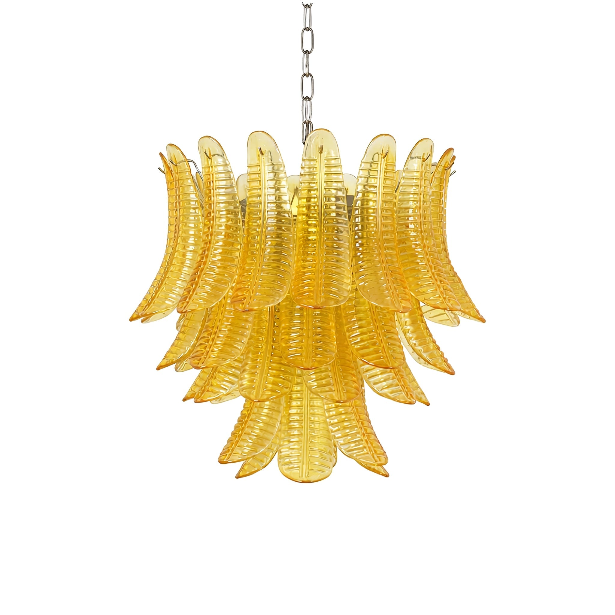 Aurelium Cascade Glass Chandelier-Neutral Decor