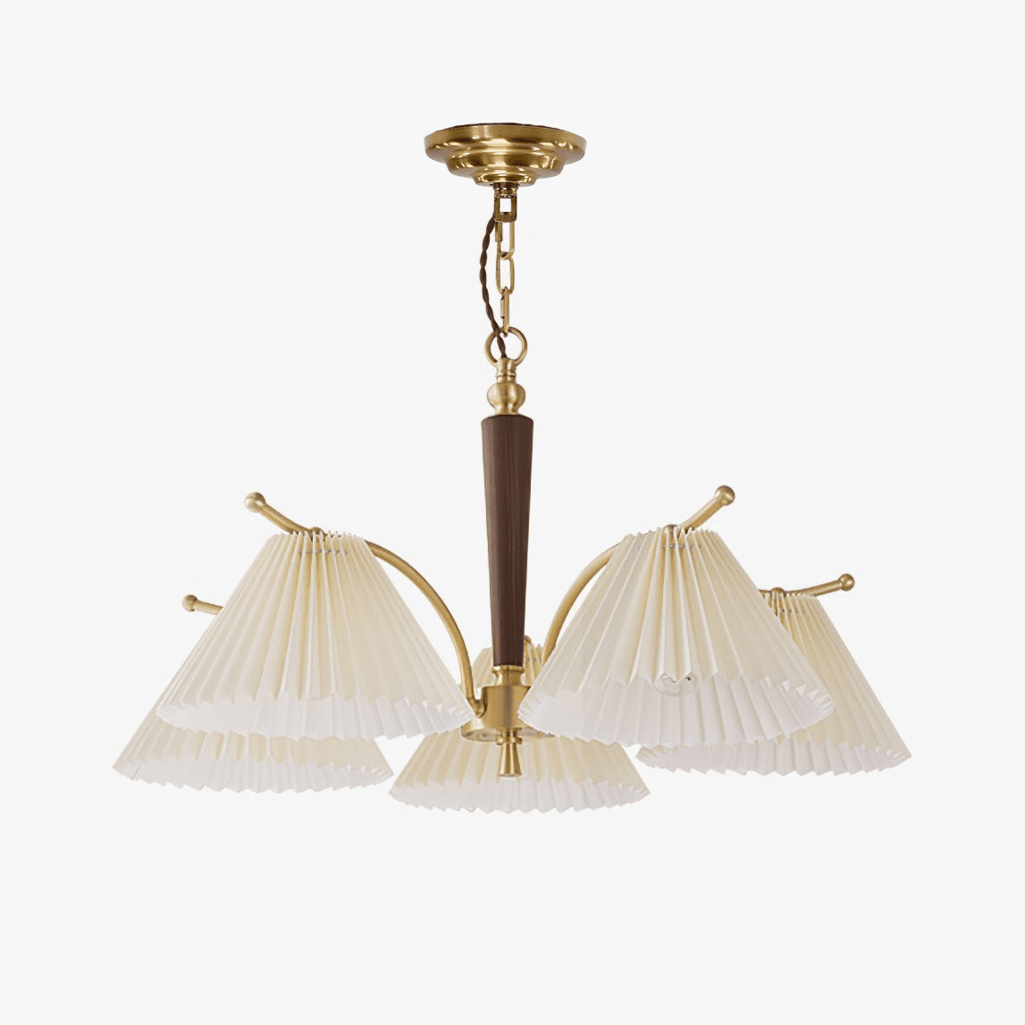 Wrinkled Chandelier-Neutral Decor