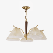 Wrinkled Chandelier-Neutral Decor