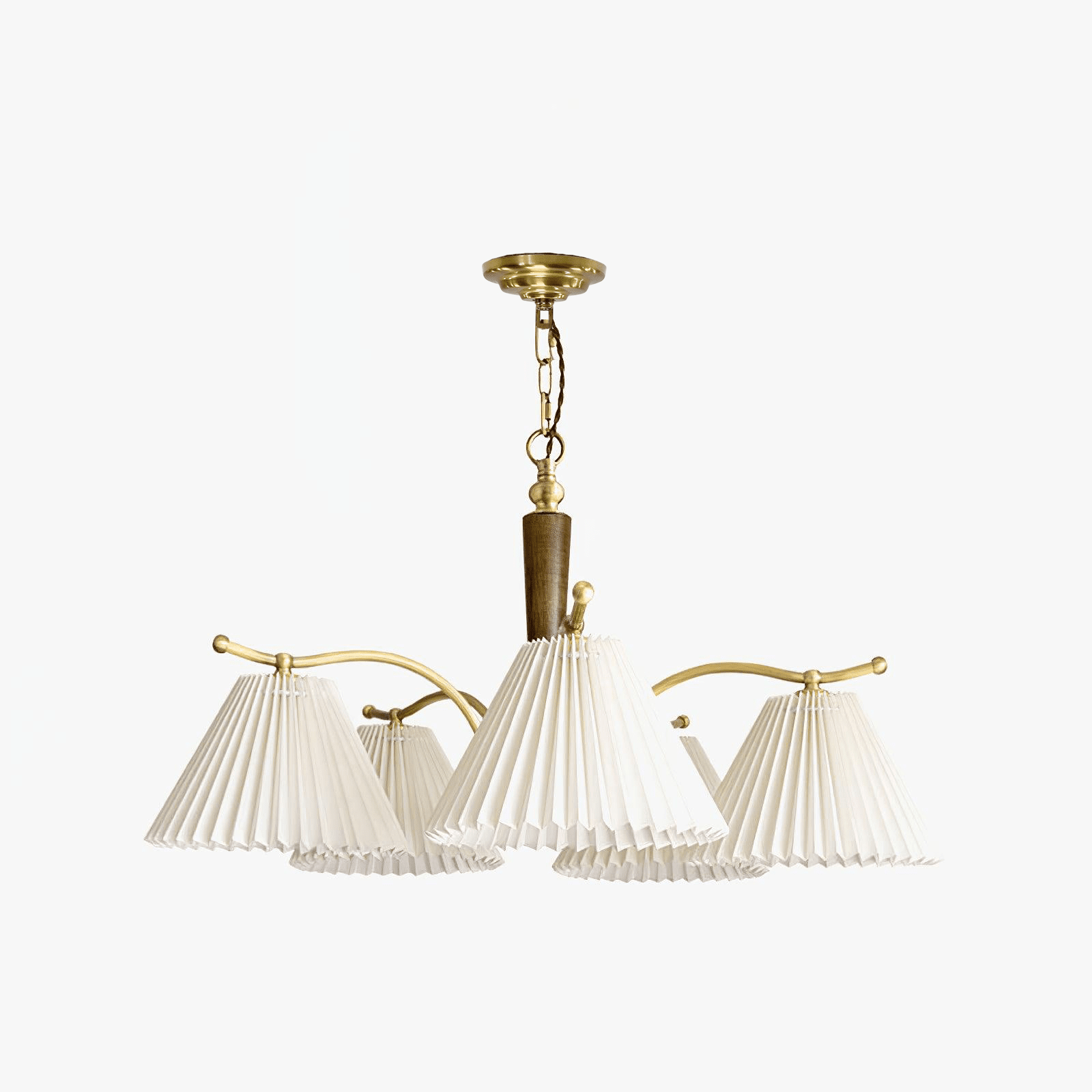 Wrinkled Chandelier-Neutral Decor