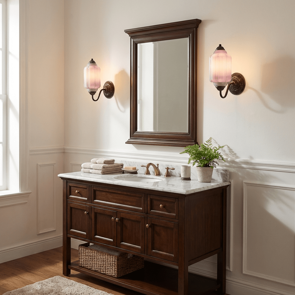Elliot Glass Wall Lamp-Neutral Decor