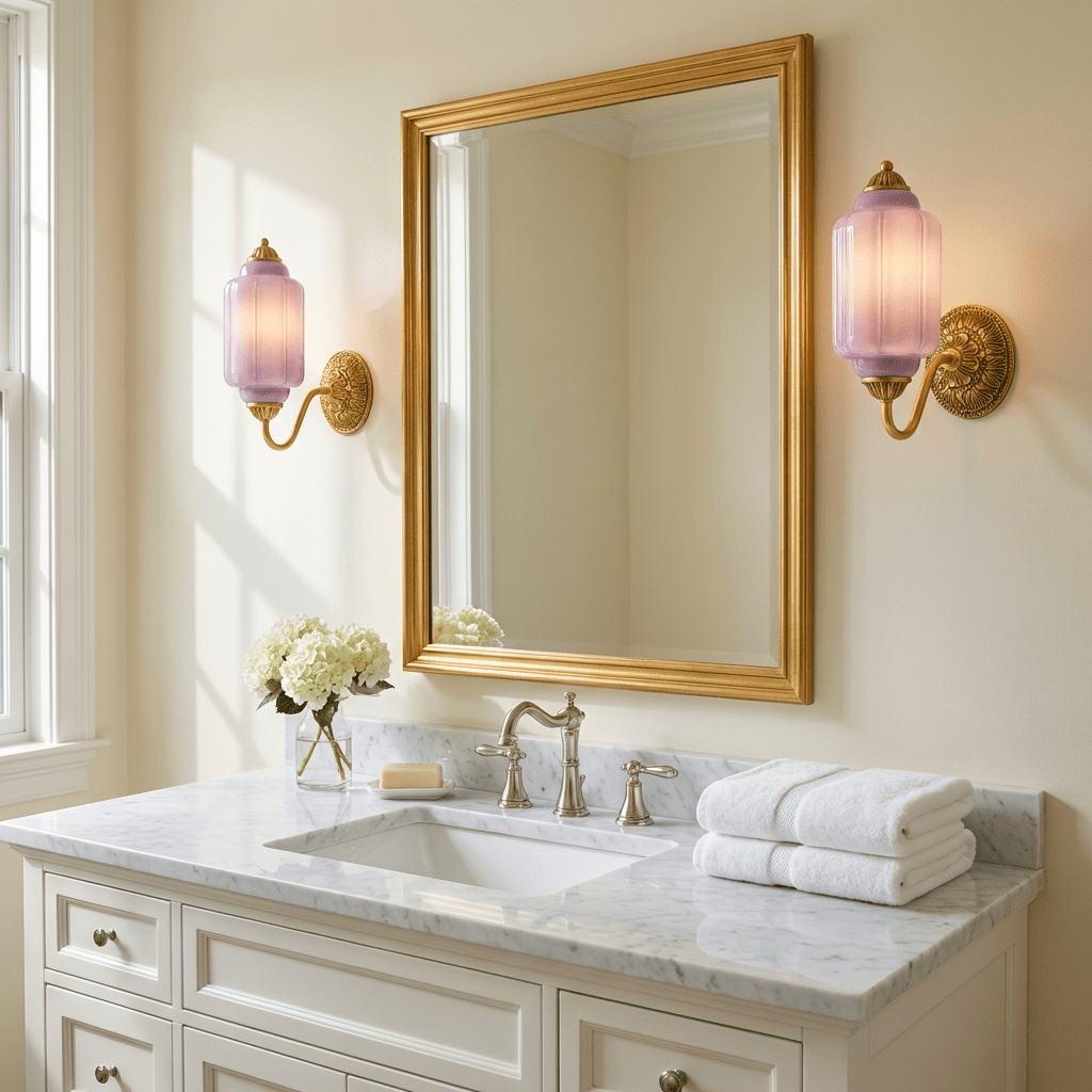Elliot Glass Wall Lamp-Neutral Decor