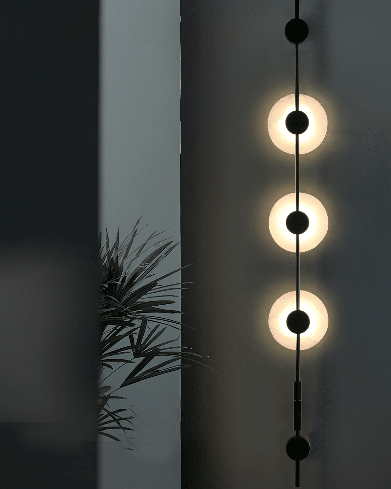 Alabaster Vertical Wall Sconce-Neutral Decor