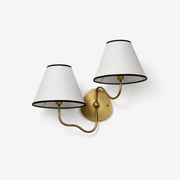 Clara Double Wall Sconce-Neutral Decor