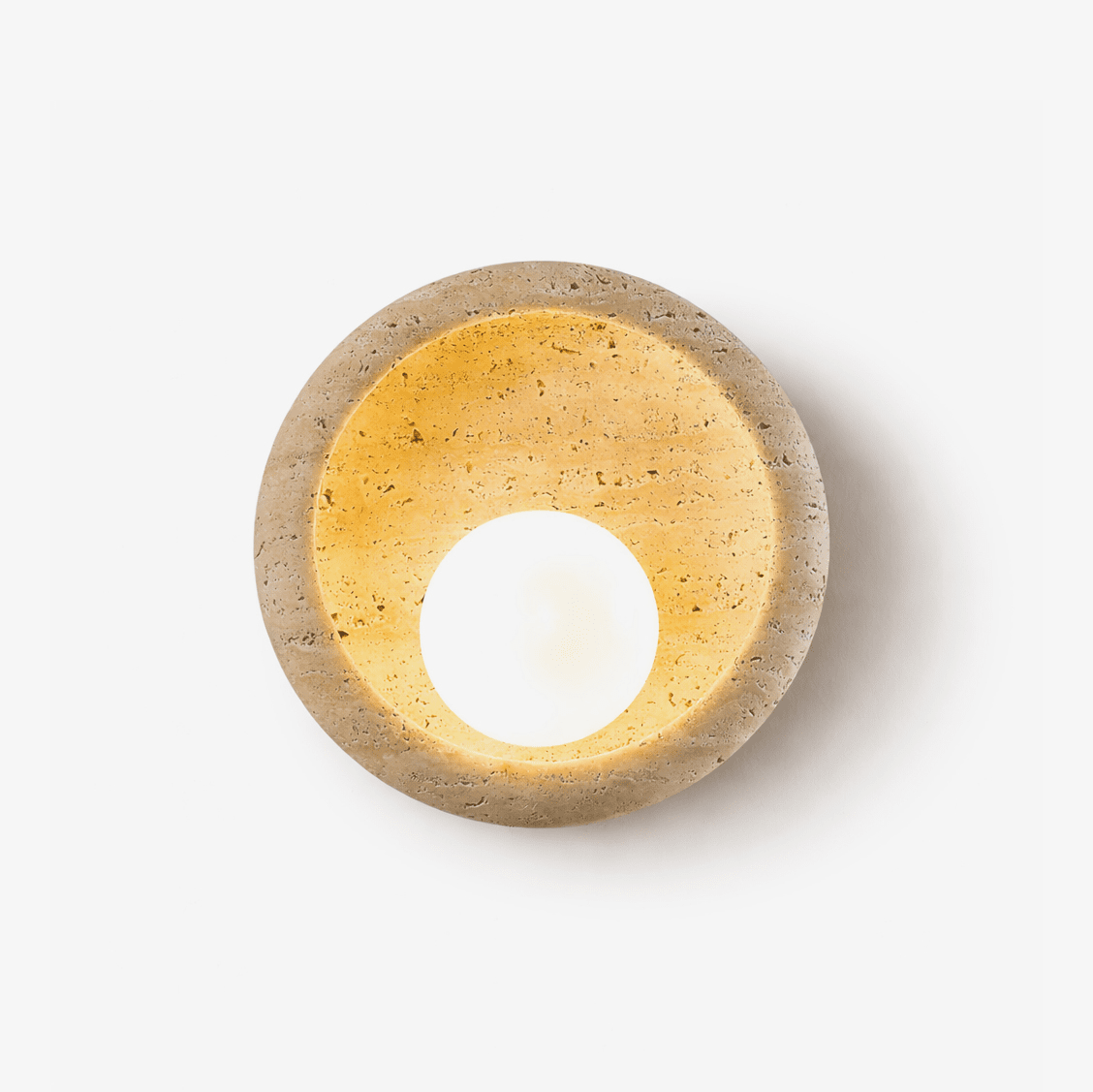 Arlo Travertine Wall Light-Neutral Decor