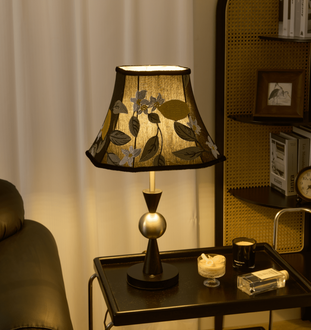 Elowen Bloom Table Lamp-Neutral Decor