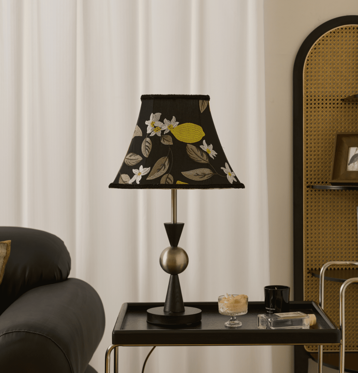 Elowen Bloom Table Lamp-Neutral Decor
