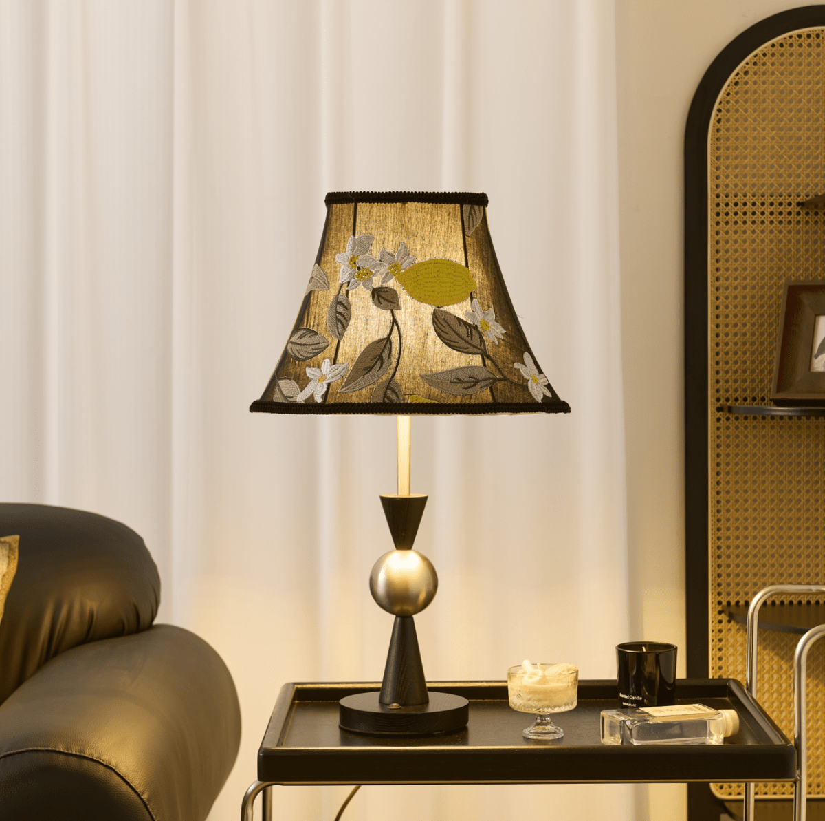 Elowen Bloom Table Lamp-Neutral Decor