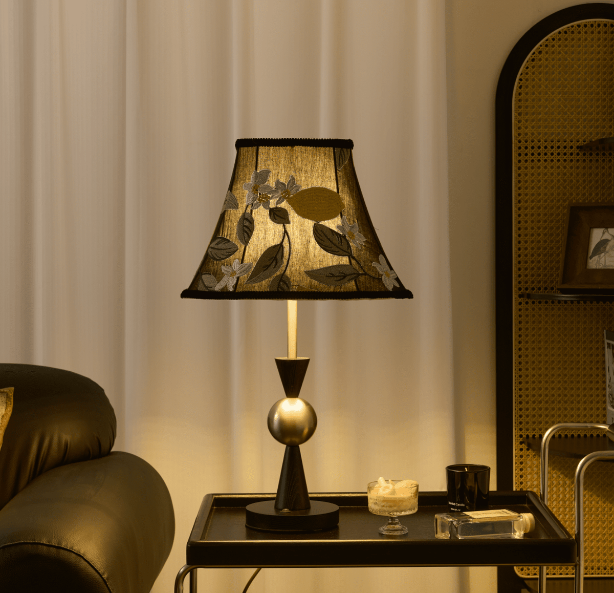 Elowen Bloom Table Lamp-Neutral Decor