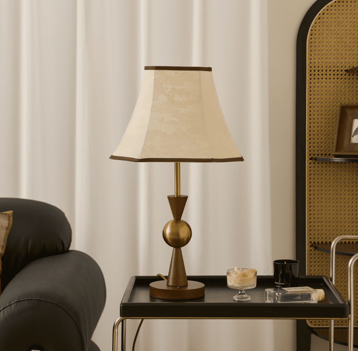 Elowen Bloom Table Lamp-Neutral Decor
