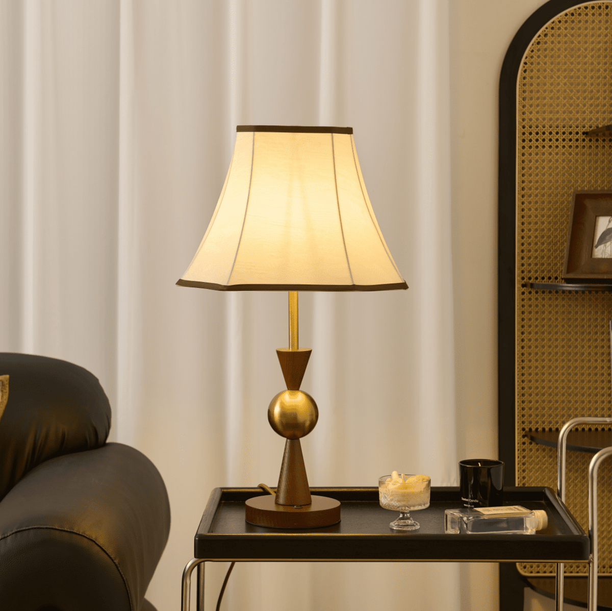 Elowen Bloom Table Lamp-Neutral Decor